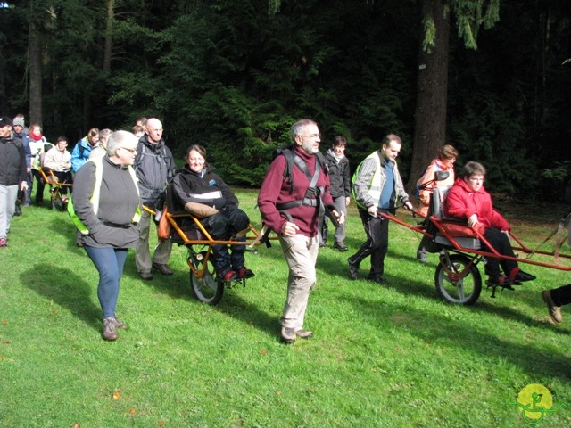 randonnée sportive avec joëlettes, Tervuren, 2012